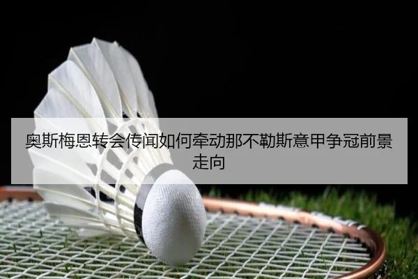 奥斯梅恩转会传闻如何牵动那不勒斯意甲争冠前景走向 - kaiyun